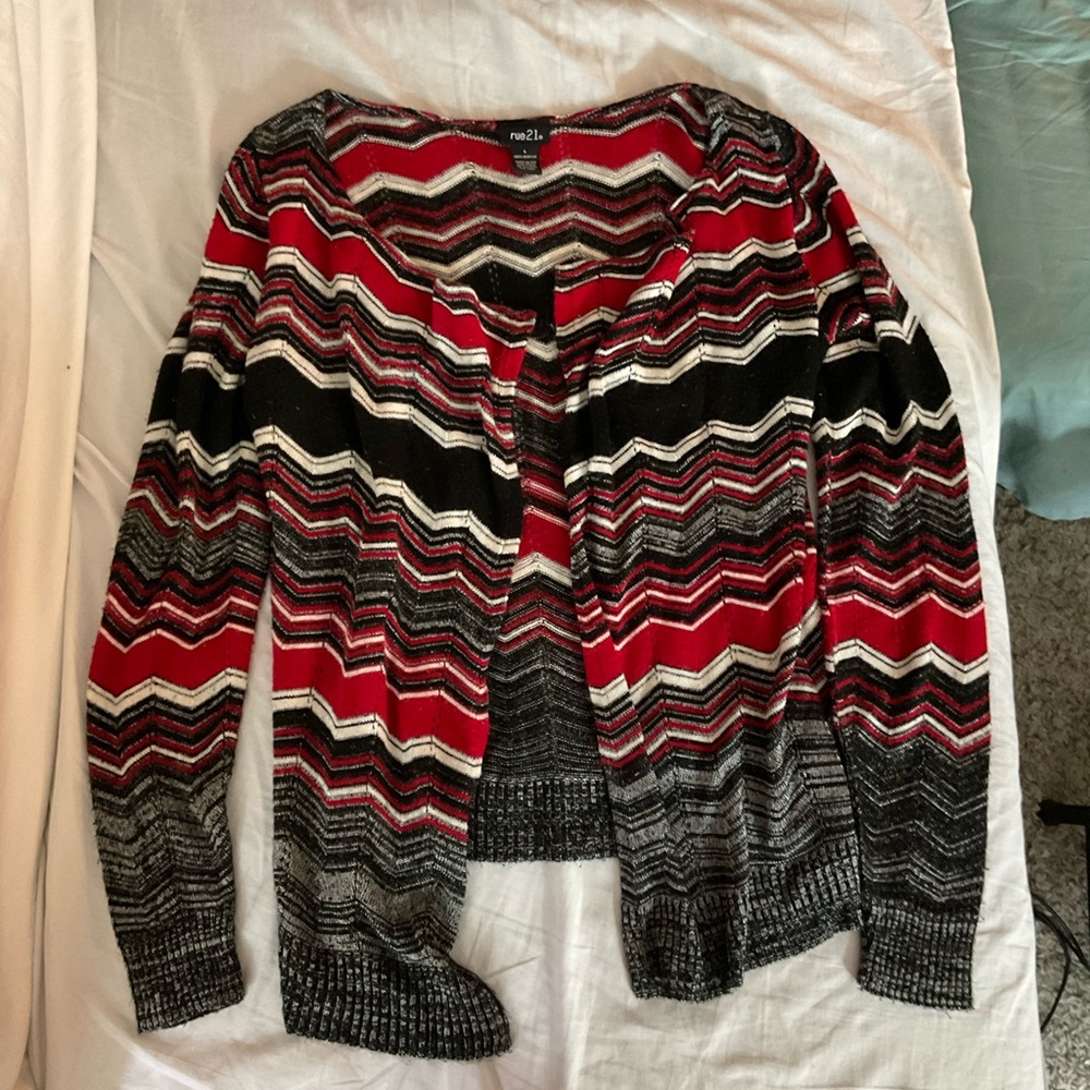 Multi colored cardigan